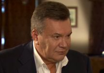 Виктор Янукович. Кадр интервью Би-Би-Си