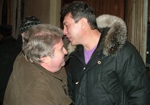 Александр Рыклин и Борис Немцов. Фото: noliquid.livejournal.com