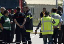 На месте теракта во Франции. Фото с сайта Би-Би-Си