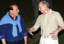 Сильвио Берлускони и Владимир Путин. Фото: kremlin.ru