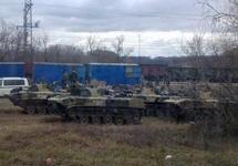 Российские танки у границы в Белгородской области, март 2014. Фото: censor.net.ua
