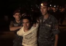 Задержания в Ереване. Кадр видеозаписи