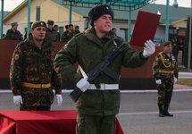 Присяга в батальоне "Север". Фото: grozny-inform.ru