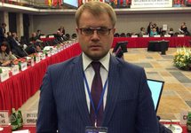 Дмитрий Полонский на конференции БДИПЧ ОБСЕ в Варшаве. Фото: c-inform.info