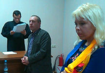 Дарья Полюдова во время оглашения приговора. Фото Евгения Титова