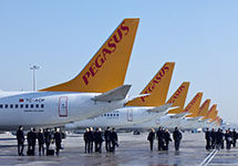 Самолеты компании Pegasus Airlines. Фото: panavia.ru