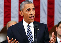 Барак Обама. Кадр выступления в Конгрессе