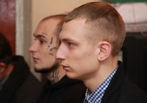 Кирилл Каблов (слева) и Андрей Марцев в суде, 14.01.2016. Фото: fn-volga.ru