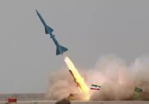 Ракетные испытания в Иране. Фото: alarabiya.net