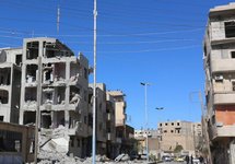 Ракка после российской бомбежки, ноябрь 2015. Источник: longwarjournal.org