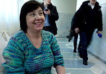 Екатерина Вологженинова перед приговором. Фото Елены Кораблевой