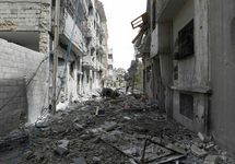 Развалины построек в Хомсе, 2012 год. Фото: Википедия