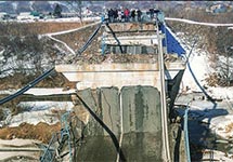Обрушение моста в Приморье. Фото из инстаграма dps_control