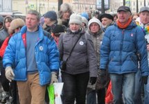 На "Марше против государственного террора" в Петербурге. Фото Динара Идрисова