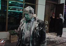 Игорь Каляпин после нападения. Фото: @Moskvychova