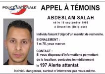 Объявление французской полиции о розыске Салаха Абдеслама