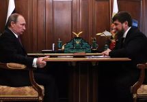 Владимир Путин и Рамзан Кадыров. Фото пресс-службы Кремля