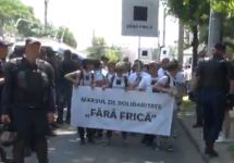 Марш "Без страха" в Кишиневе. Кадр видеотрансляции