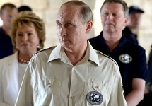 Владимир Путин в аннексированном Крыму. Фото: kremlin.ru