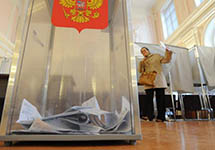 На избирательном участке. Фото: tulapressa.ru