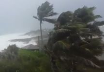 Ураган "Мэтью". Кадр видеозаписи