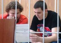 Валерий Парфенов и Александр Соколов в суде. Фото: andreychernuhin.livejournal.com