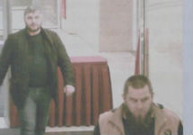 Руслан Геремеев и Темирлан Эскерханов в гостинице "Украина" за день до убийства. Кадр оперативной съемки