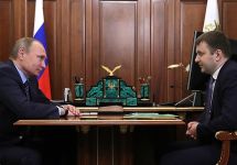Владимир Путин и Максим Орешкин. Фото пресс-службы Кремля