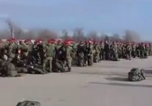 Ханкала: российские военные готовятся к отправке в Сирию. Кадр "Кавказ.Реалий"