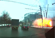 Взрыв в метро "Коломенская". Кадр видеоролика