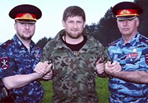 Рамзан Кадыров, Апти Алаудинов и Руслан Алханов. Фото: kadyrov_95