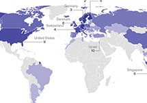 Рейтинг стран с наиболее инновационной экономикой. Фото: bloomberg.com