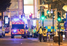 На месте теракта в Манчестере. Фото: manchestereveningnews.co.uk