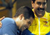 Николас Мадуро с сыном. Фото: reportero24.com