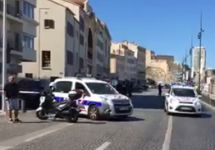 На месте инцидента в Марселе. Кадр трансляции