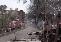 После пожара в Ростове-на-Дону. Фото МЧС