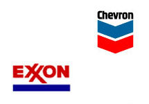 ExxonMobil и ChevronTexaco. Коллаж Граней.Ру