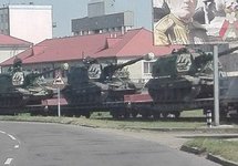 Российские танки в Белоруссии, август 2017. Фото: @An_tolya_