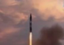 Запуск ракеты "Хорремшехр". Кадр иранского телевидения