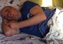 Руслан Гвашев на 22-й день голодовки, 02.10.2017. Фото: kavkaz-uzel.eu