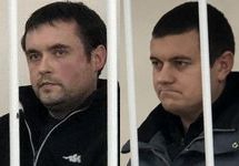 Игорь Дзюбак (слева) и Богдан Марцонь в суде. Фото: unian.ua