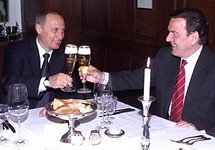 Владимир Путин и Герхард Шрёдер. Фото: kremlin.ru