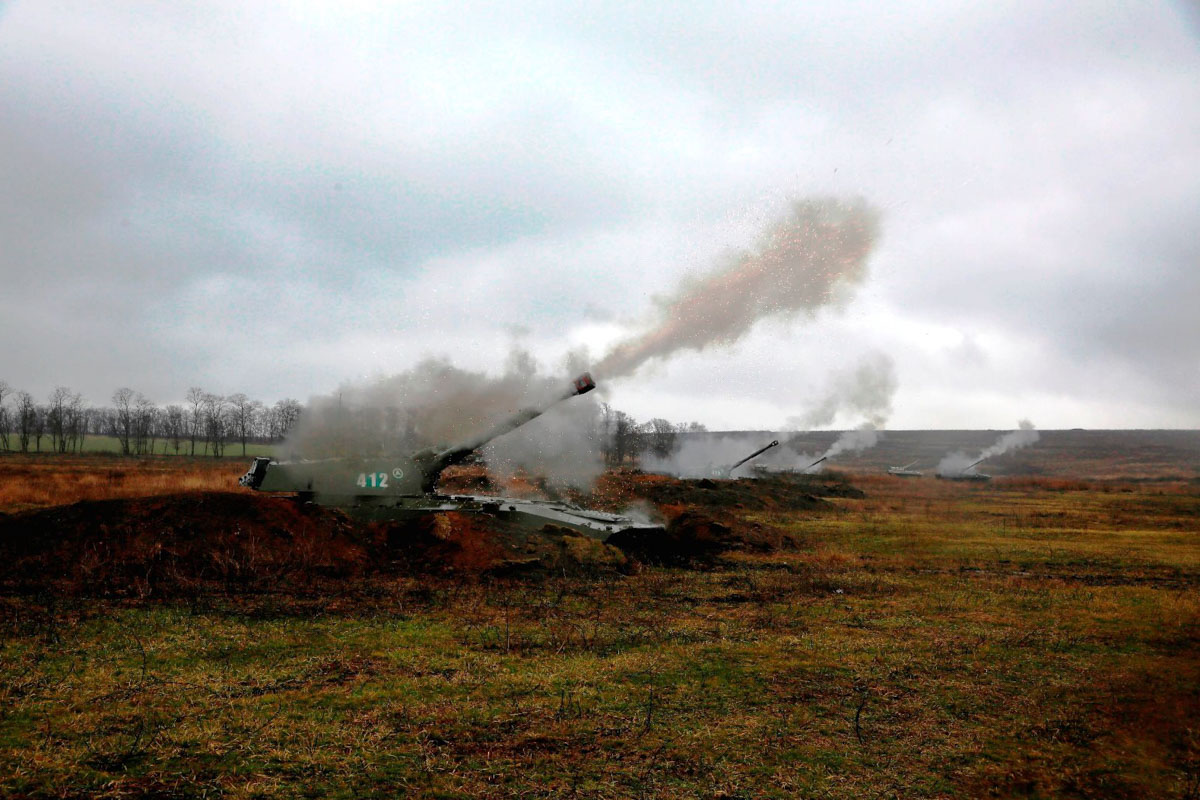 Россия начала артиллерийские учения у границ с Украиной