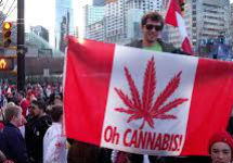 Акция за легализацию марихуаны в Канаде. Фото: healthnutnews.com