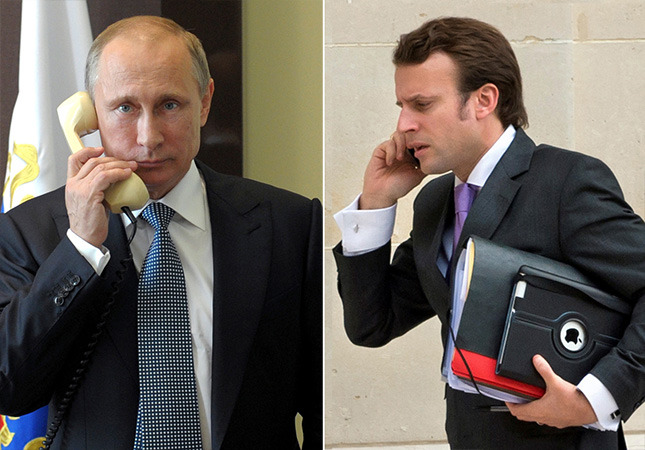 Путин - Макрону: Навальный - симулянт и шантажист
