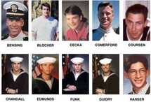 Архивные фотографии десяти из 24 членов экипажа. AP Photo