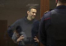 Алексей Навальный в суде. Фото: пресс-служба Бабушкинского районного суда