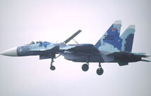Российский многофункциональный истребитель Су-35. Фото с сайта legion.wplus.net