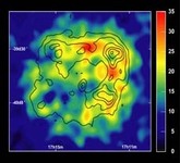 Изображение сверхновой RXJ1713.7-3946 с сайта www.pparc.ac.uk/Nw/Md/Artcl/SNR_HESS.asp