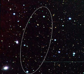 Первая темная галактика. Фото с сайта www.jb.man.ac.uk